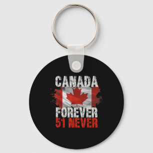 Porte-clés Jamais 51e État du Canada Jamais 51 Jamais le Cana