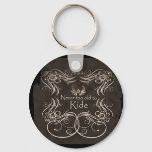 Porte-clés Jamais trop vieux pour monter