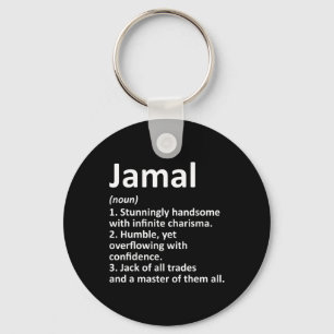 Porte-clés Jamal Définition Nom personnalisé Amusant Annivers