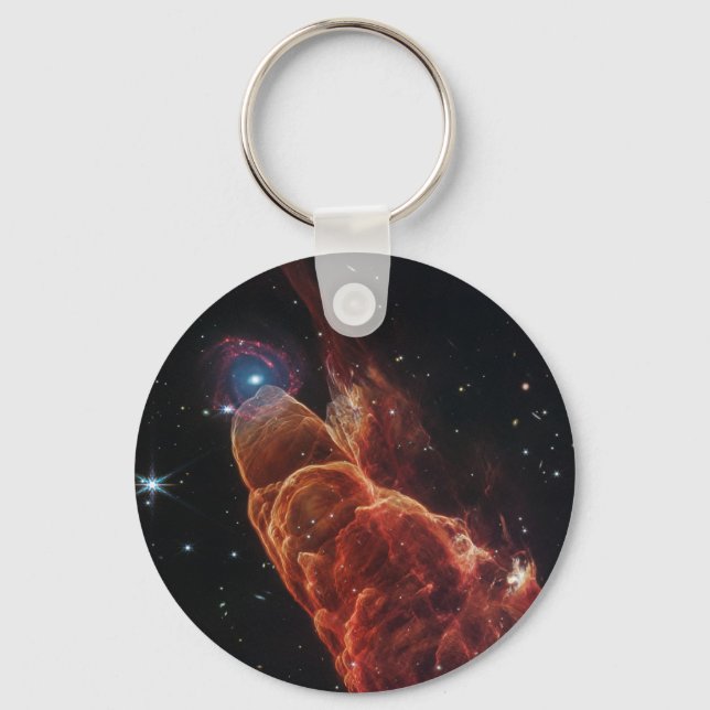 Porte-clés James Webb Télescope Spatial Tornado cosmique (Recto)