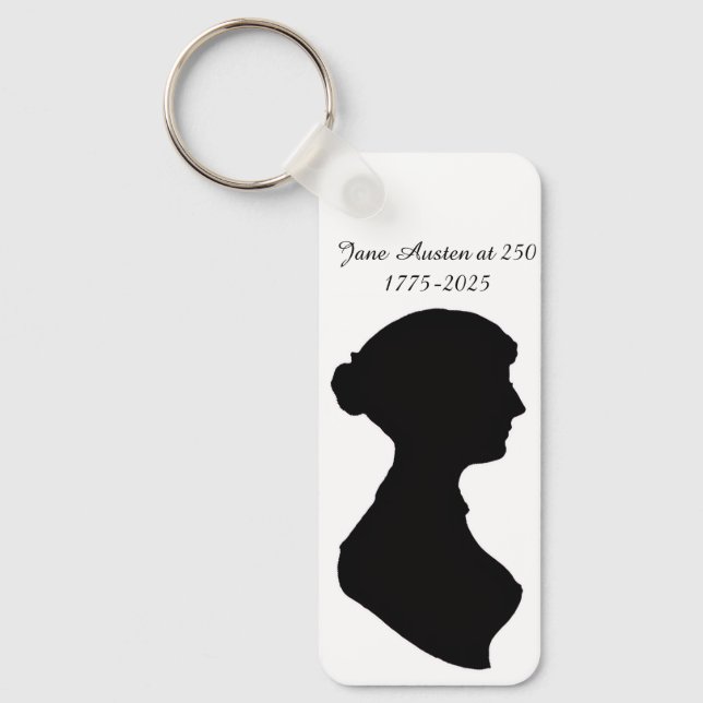 Porte-clés Jane Austen à 250 ans (Recto)