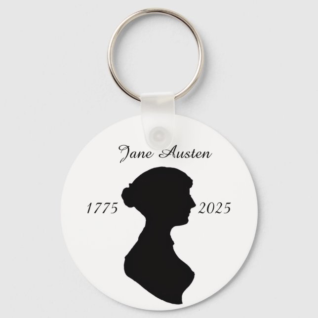 Porte-clés Jane Austen à 250 ans (Recto)