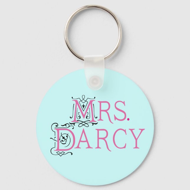 Porte-clés Jane Austen Mme Darcy Gift (Recto)