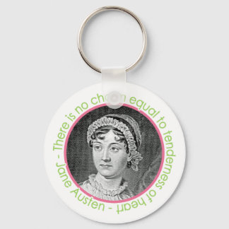 Porte-clés Jane Austen Portrait Avec Citation Porte - clé