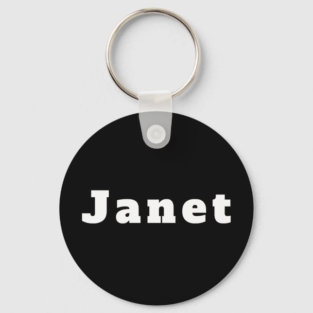 Porte-clés Janet (Recto)