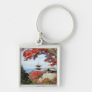 Porte-clés Japon, Kyoto. Temple Kiyomizu en couleur d'Automne