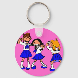 Porte-clés Japonaise filles du lycée MANGA