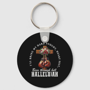 Porte-clés J'apporterai ma boîte de Hallelujah au coeur éprou