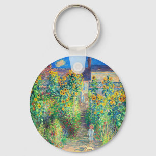 Porte-clés Jardin aux fleurs de Monet