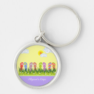Porte-clés Jardin coloré d'amusement de bascules