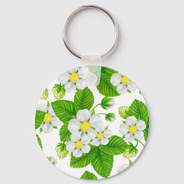 Porte-clés Jardin de fraises 2 (Recto)