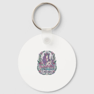 Porte-clés Jardin de licorne Sorcière de licorne Vêtements co