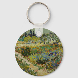 Porte-clés Jardin de peinture classique de Van Gogh à Arles