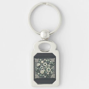 Porte-clés Jardin de trèfle à nœuds en chuchotement