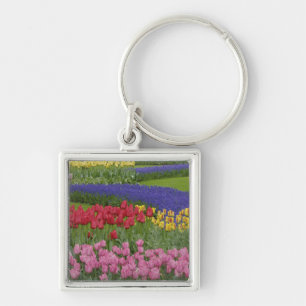 Porte-clés Jardin de tulipes, de muscaris et