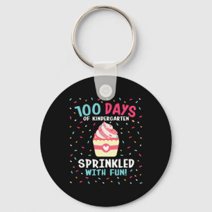 Porte-clés Jardin D'Enfants 100 Jours De Filles Sprinkled Fu
