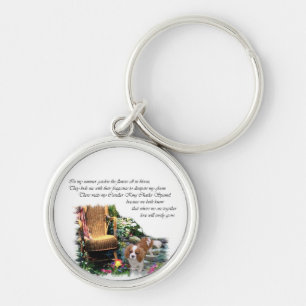 Porte-clés Jardin d'été Cavalier King Charles Spaniel