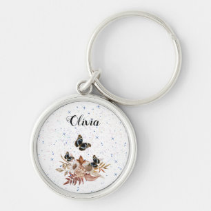 Porte-clés jardin fleuri