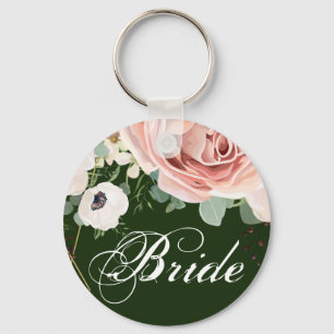 Porte-clés Jardin géométrique Porte - clé de mariée Rose Hunt