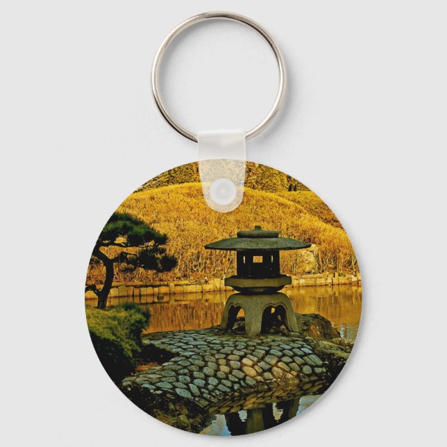 Porte-clés Jardin Japonais (Recto)