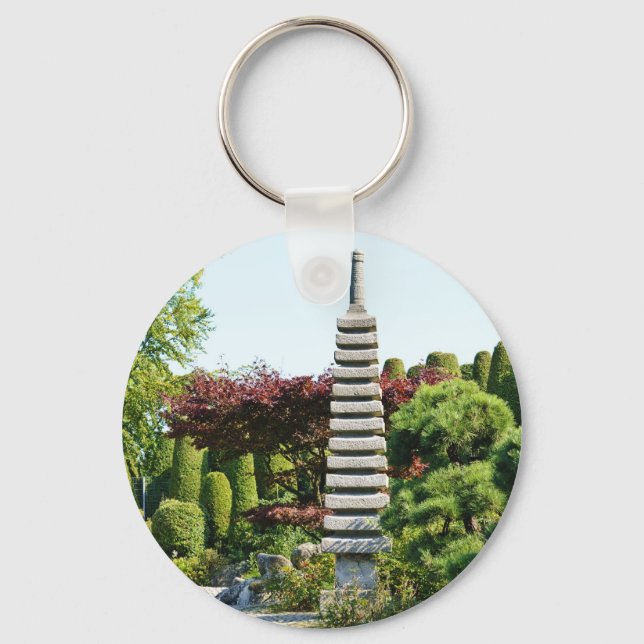 Porte-clés Jardin japonais (Recto)