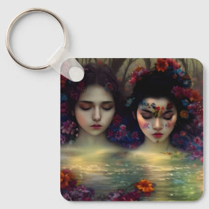 Porte-clés Jardin mystique : Rêves floraux