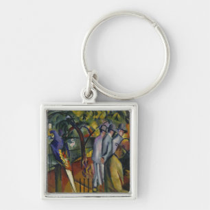 Porte-clés Jardin zoologique I d'August Macke