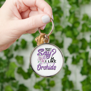 Porte-clés Jardinage d'orchidées