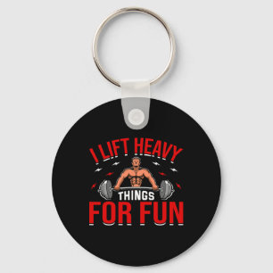 Porte-clés J'Ascense Des Choses Lourdes Pour Le Bodybuilding