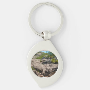 Porte-clés Jathika namalUyana Montagne de Quartz Rose .Sri La