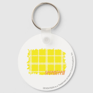 Porte-clés Jaune 3 de plaid