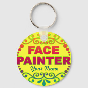 Porte-clés Jaune arc-en-ciel