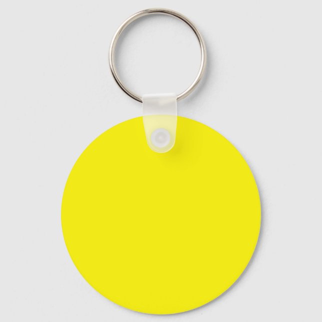 Porte-clés Jaune clair et ensoleillé (Recto)