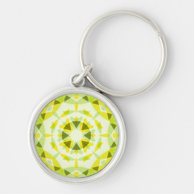 Porte-clés Jaune clair Vert Étoile Été Dopamine Décor Art (Devant)