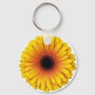 PORTE-CLÉS JAUNE GERBERA