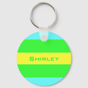 Porte-clés Jaune, Vert, Bleu, Grandes Tunes de Shirley Taylor