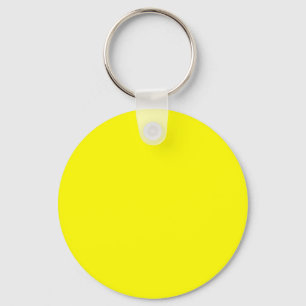 Porte-clés Jaune vif (couleur unie)