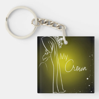 Porte-clés Jaunissez mon porte - clé (double face) de