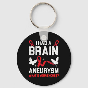 Porte-clés J'Avais L'Aneurysme Du Cerveau État Médicale Aneur