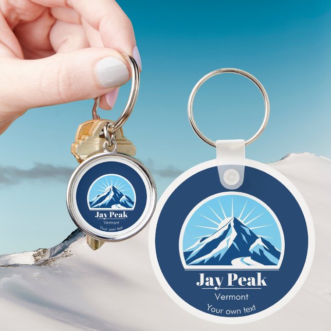 Porte-clés Jay Peak Vermont États-Unis cadeau souvenir (Créateur téléchargé)