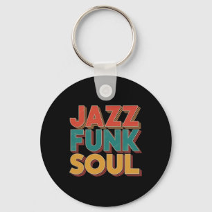 Porte-clés Jazz Funk Et Soul - Musique Vintage Afro Rétro