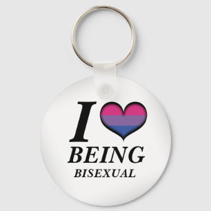 Porte-clés J'Coeur d'être bisexuel