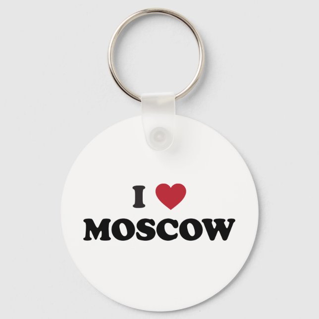 Porte-clés J'Coeur Moscou Russie (Recto)