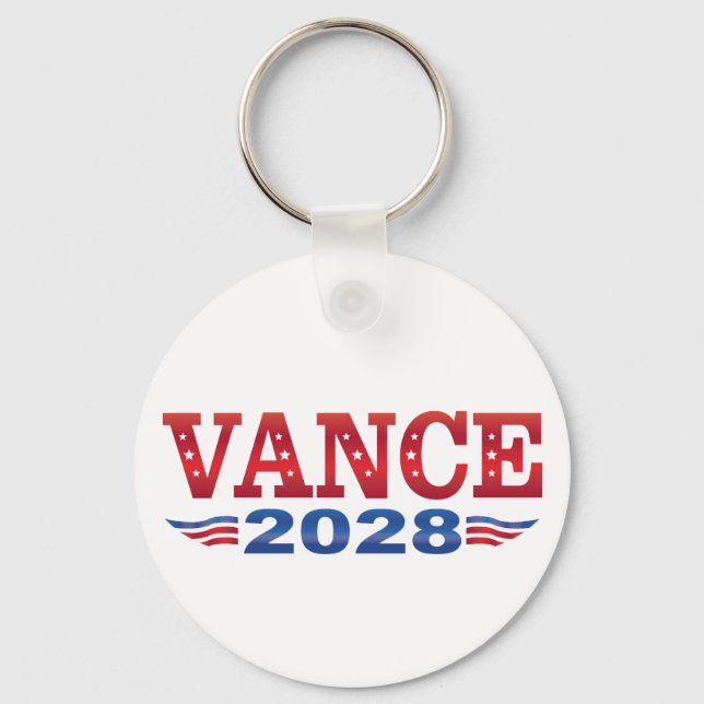 Porte-clés JD Vance Président 2028 (bs) (Recto)