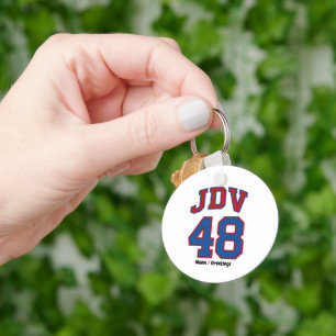 Porte-clés JDV 48 Rétro Style Varsity Monogramme Vintage Spor