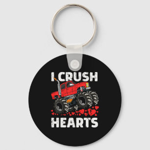 Porte-clés Je Casse les Cœurs Saint-Valentin Monster Truck Bo