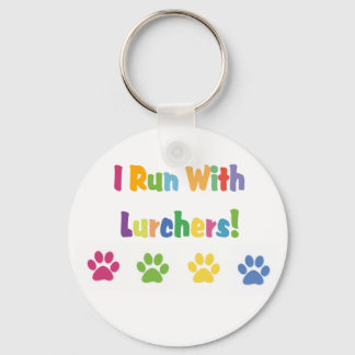 Porte-clés Je Coure Avec Les Lurchers !
