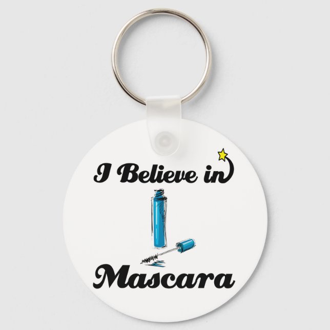Porte-clés je crois au mascara (Recto)