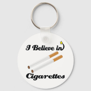 Porte-clés je crois aux cigarettes