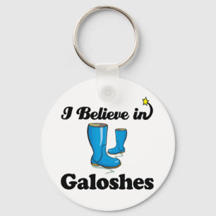 Porte-clés je crois aux galoches